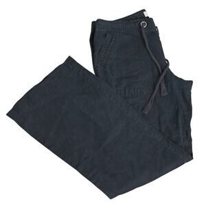 Women's Black Banana Republic Casual Linen/Cotton Pants - Size 8